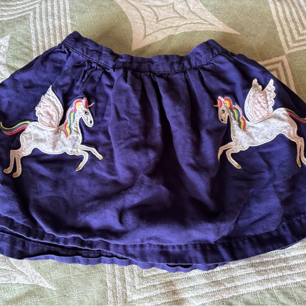 Tea Collection blue  Skirt with Unicorns